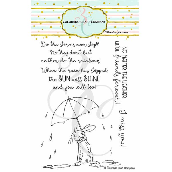 Colorado Craft Company Anita Jerem-All Weather Friend Stamp Set