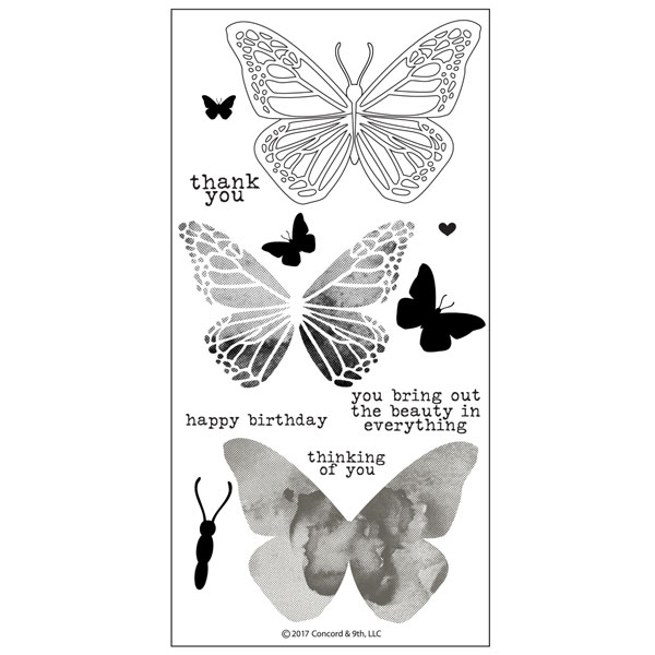 Concord &amp; 9th Butterfly Beauty Stamp Set