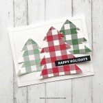 Concord & 9th Plaid Background Stamp Set