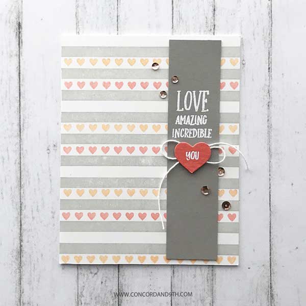 Concord &amp; 9th Stripes &amp; Sayings Stamp Set