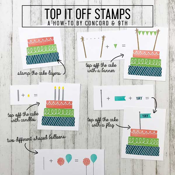 Concord &amp; 9th Top It Off Stamp Set