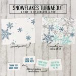 Concord & 9th Snowflakes Turnabout Stamp