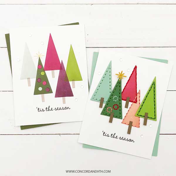 Concord &amp; 9th Merry Shapes Stamp Set