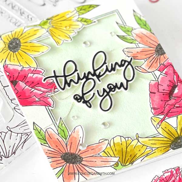 Concord &amp; 9th Heartfelt Blossoms stamp set