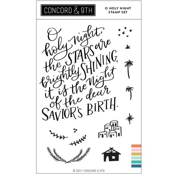 Concord &amp; 9th O Holy Night Stamp Set