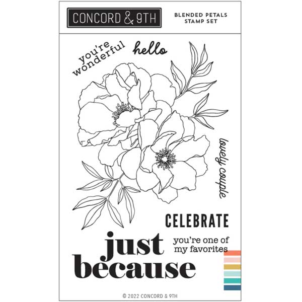 Concord &amp; 9th Blended Petals Stamp