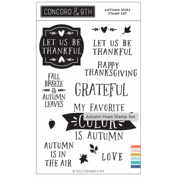 Concord &amp; 9th Autumn Hues Stamp Set