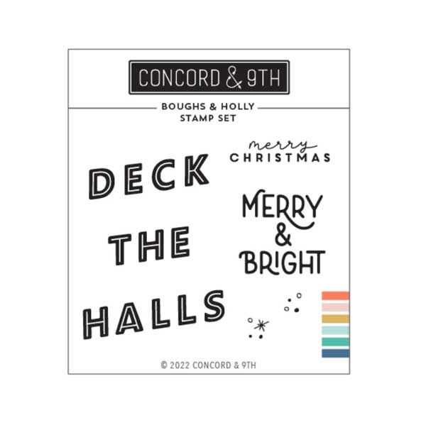 Concord &amp; 9th Boughs &amp; Holly Stamp