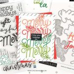 Concord & 9th Festive Phrases Stamp