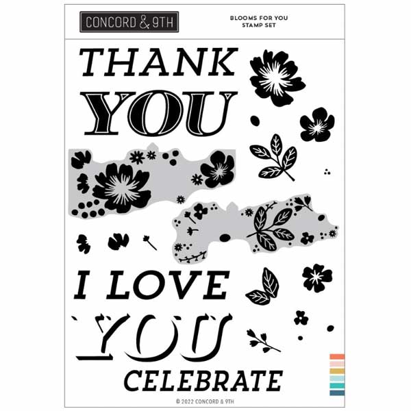 Concord &amp; 9th Blooms For You Stamp Set