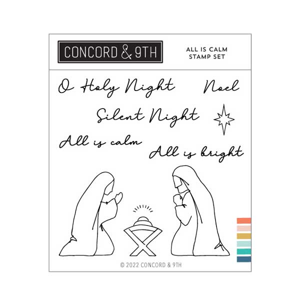 Concord &amp; 9th All Is Calm Stamp