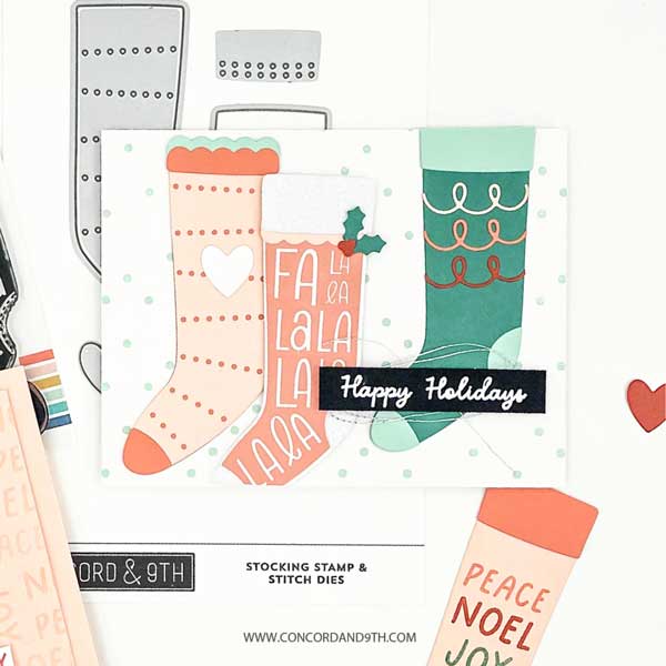 Concord &amp; 9th Stocking Stamp and Stitch Stamp Set