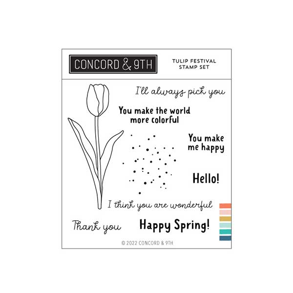 Concord &amp; 9th Tulip Festival Stamp