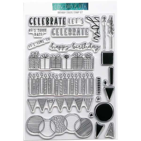 Concord &amp; 9th Birthday Stacks Stamp Set