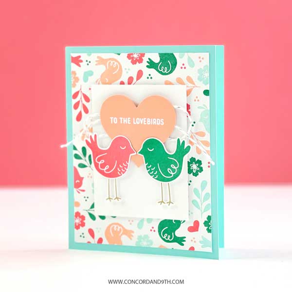 Concord &amp; 9th Lovebirds Stamp