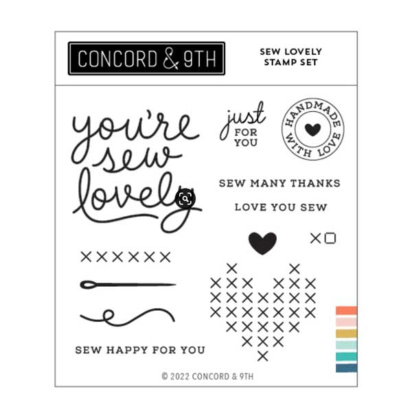 Concord &amp; 9th Sew Lovely Stamp