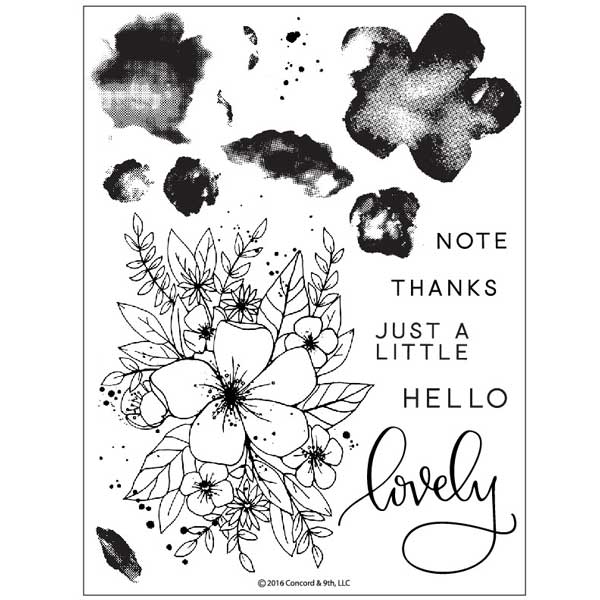 Concord &amp; 9th Hello Lovely Stamp Set