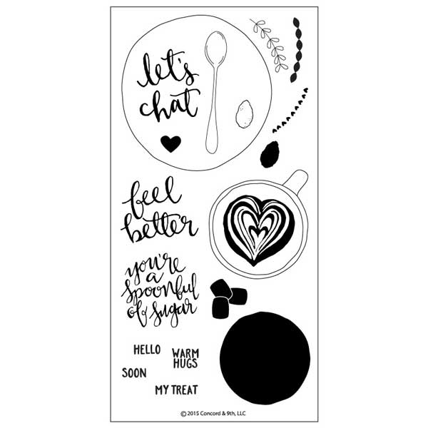 Concord &amp; 9th Let&#039;s Chat Stamp Set