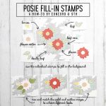 Concord & 9th Posie Fill In Stamp Set