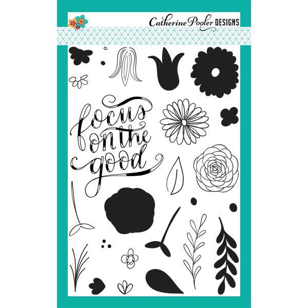 Catherine Pooler Focus On The Good Floral Stamp Set