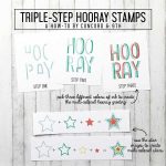 Concord & 9th Triple-Step Hooray Stamp Set