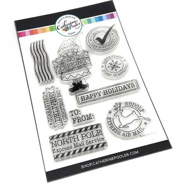 Catherine Pooler Santa Approved Stamp Set