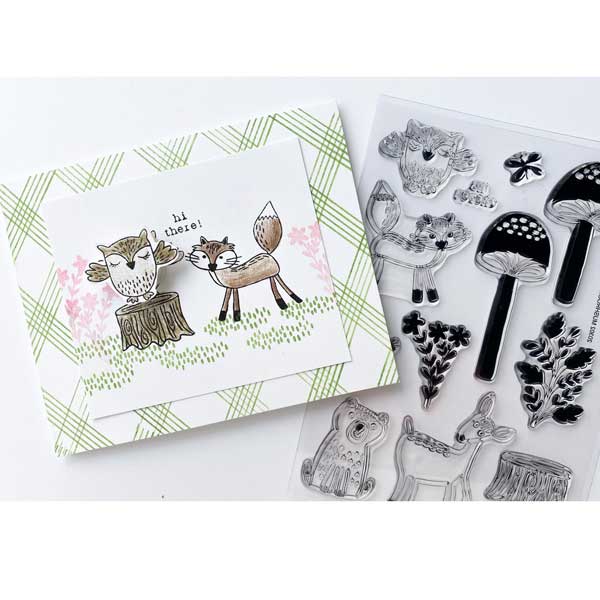 Flora &amp; Fauna Mushroom Forest Stamp Set