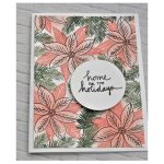 Flora & Fauna Poinsettia Watercolor Stamp Set