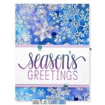 Hand Drawn Snowflakes Bold Prints