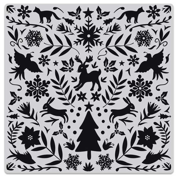 Hero Arts Nordic Holiday Bold Prints Stamp