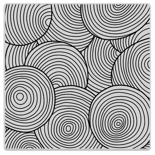 Hero Arts Background Cling Stamp - Circle Pattern