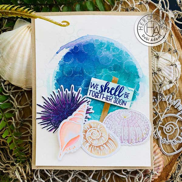 Hero Arts Inverse Bubbles Bold Prints Stamp