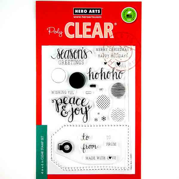 Hero Arts Peace &amp; Joy Stamp Set