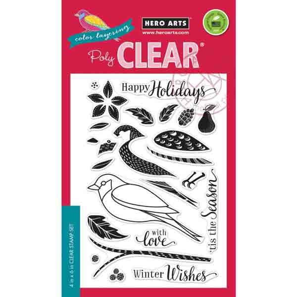 Hero Arts Color Layering Dimensional Bird Stamp Set