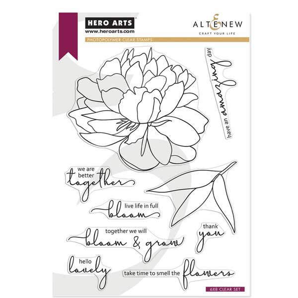 Hero Arts Bloom &amp; Grow Stamp Set