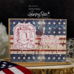 Honey Bee Stamps Let Freedom Ring Stamp