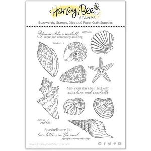 Honey Bee Stamps Seashells Stamp