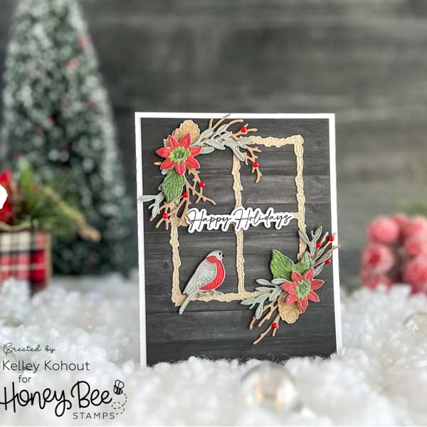 Honey Bee Stamps Seasonal Sentiments Stamp