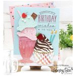 Honey Bee Stamps Big Bold Birthday 4×4 Stamp Set