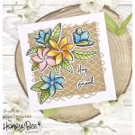 Honey Bee Stamps Paradise Plumerias Stamp