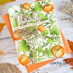 Honey Bee Stamps Mini Messages: Fall Sentiments Stamp class=