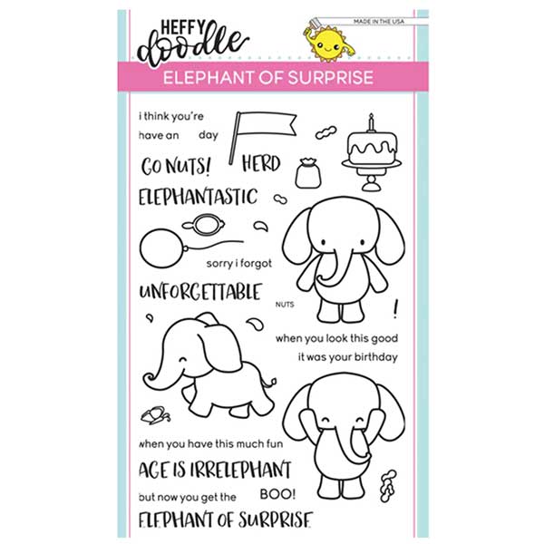 Heffy Doodle Elephant of Surprise Stamp Set