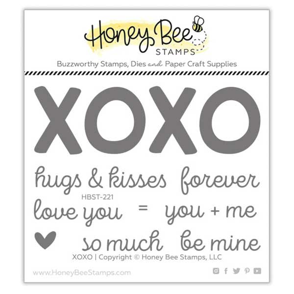 Honey Bee Stamps XOXO Stamp