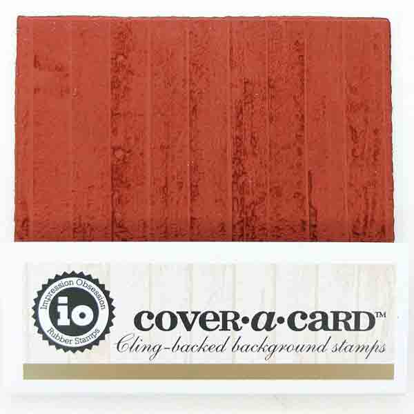 Impression Obsession Wooden Plank Cover-A-Card Stamp