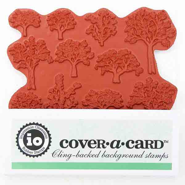 Impression Obsession Cover-A-Card Tree Row Stamp