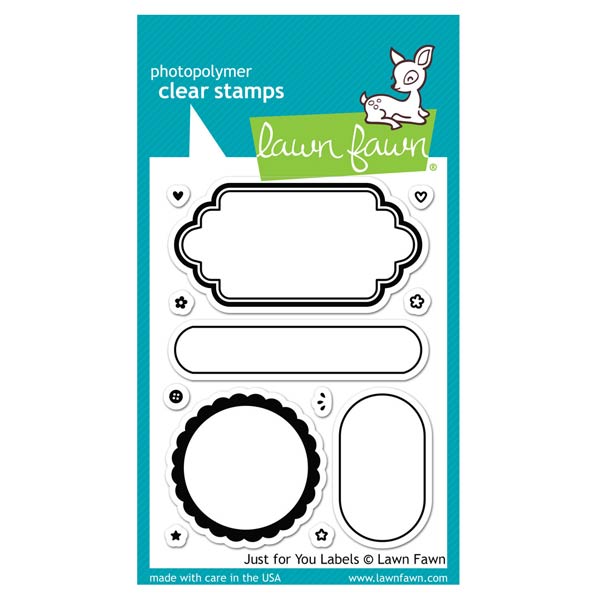 Lawn Fawn Just For You Labels Stamp Set