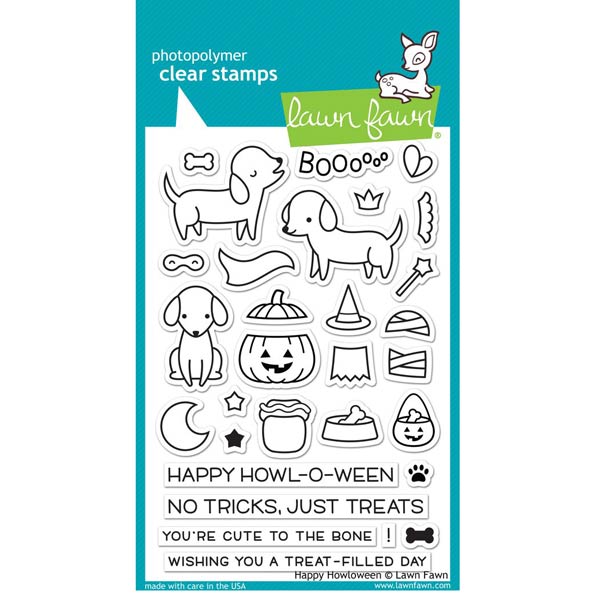 Lawn Fawn Happy Howloween Stamp Set &lt;span style=&quot;color:red;&quot;&gt;Blemished&lt;/span&gt;