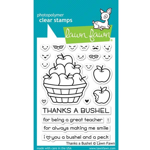 Lawn Fawn Thanks A Bushel Stamp Set