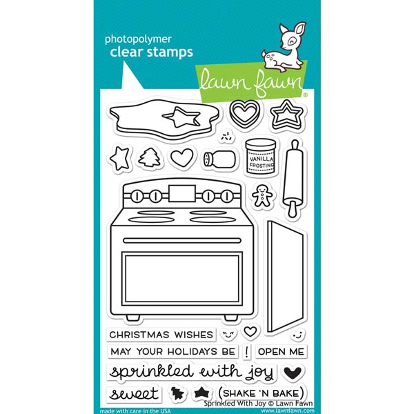 Lawn Fawn Sprinkled With Joy Stamp Set