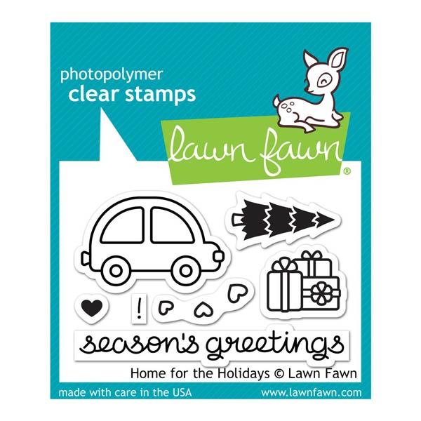 Lawn Fawn Home For The Holidays Stamp Set